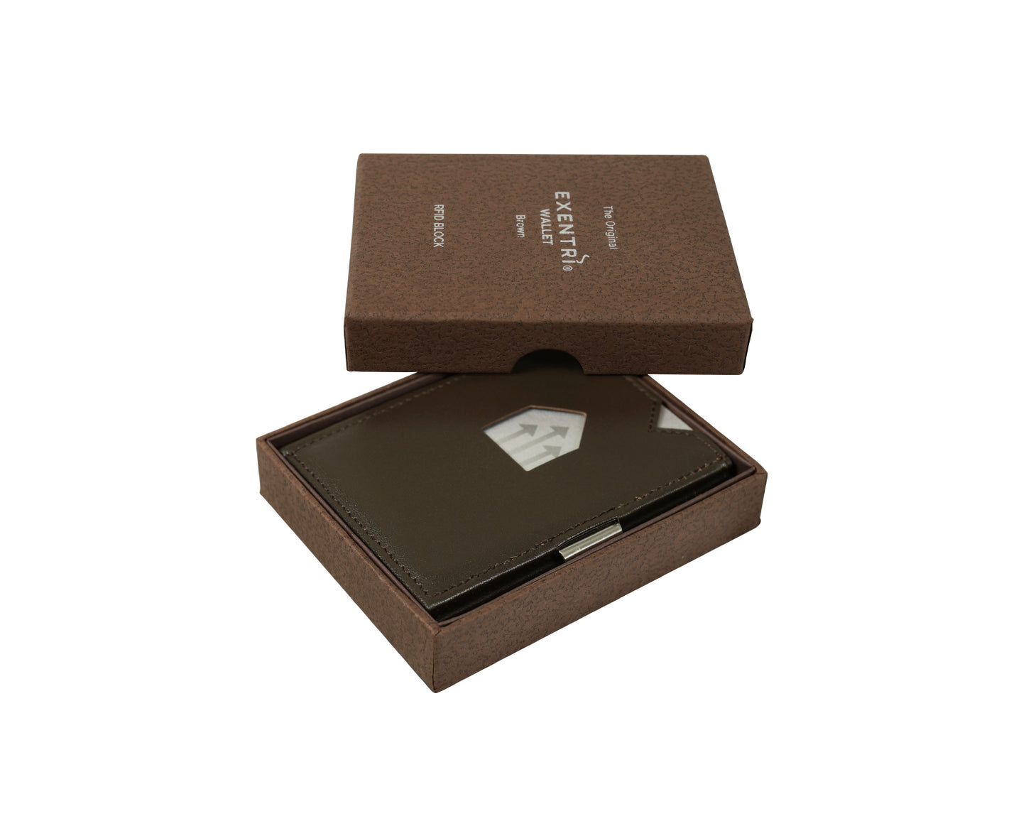 EXENTRI Wallet Brown