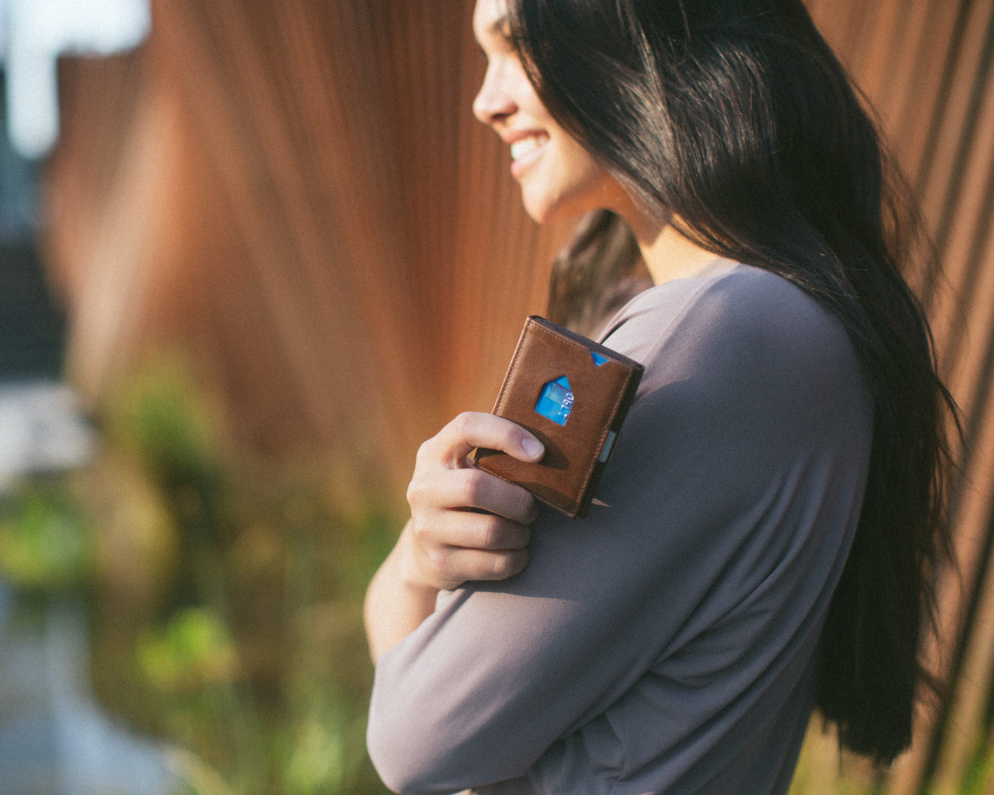 EXENTRI Wallet Hazelnut Brown