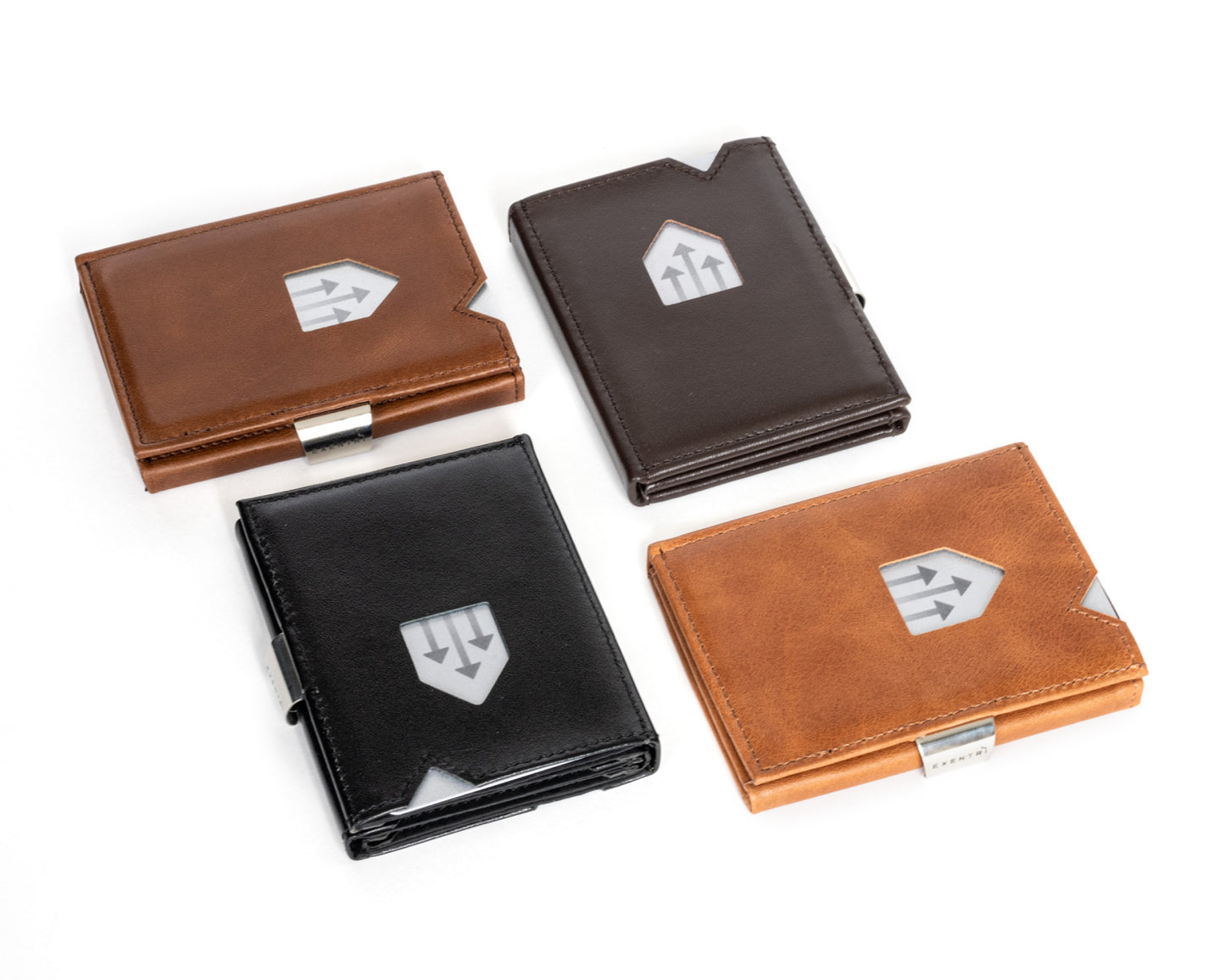 EXENTRI Wallet Brown