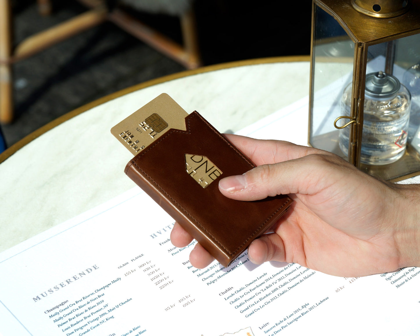 EXENTRI Wallet Hazelnut Brown