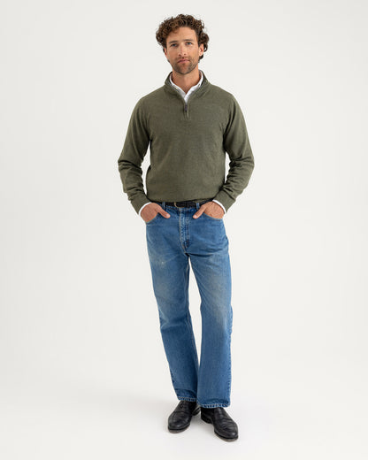 Brockton Cotton Halfzip