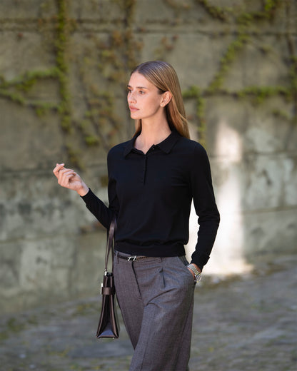 Brighton Long Sleeve Polo Women