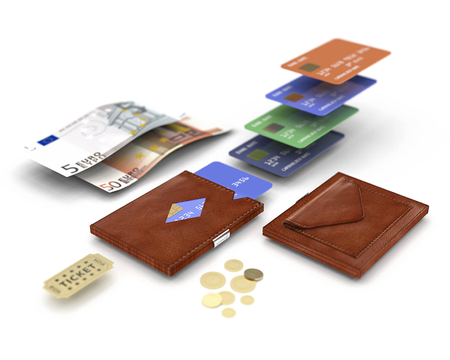 EXENTRI Multiwallet Hazelnut