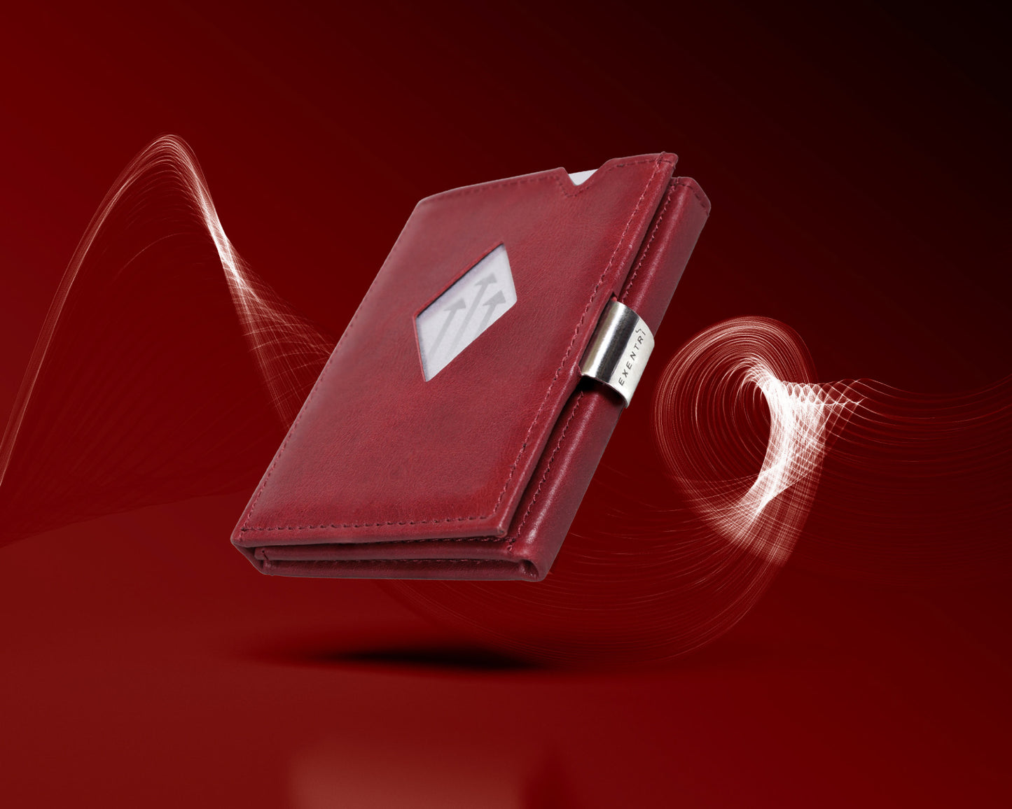 EXENTRI Wallet Rich Red